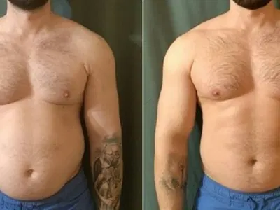 Man taking JelluTide drops under tongue morning routine