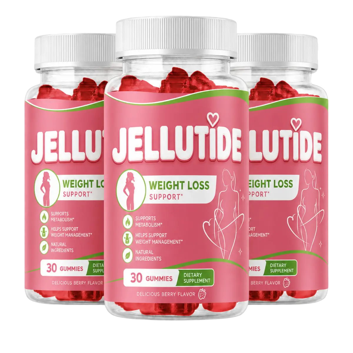JelluTide natural GLP-1 weight loss drops official bottle